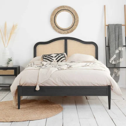 Caning luxgury bed design