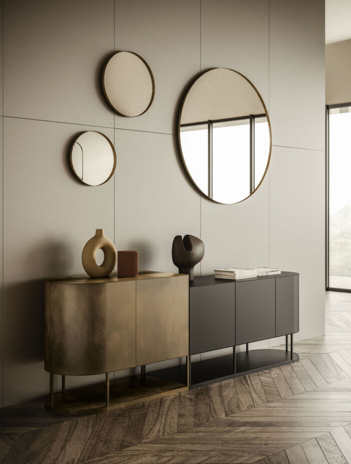 two-sided sideboard in 2 pieces