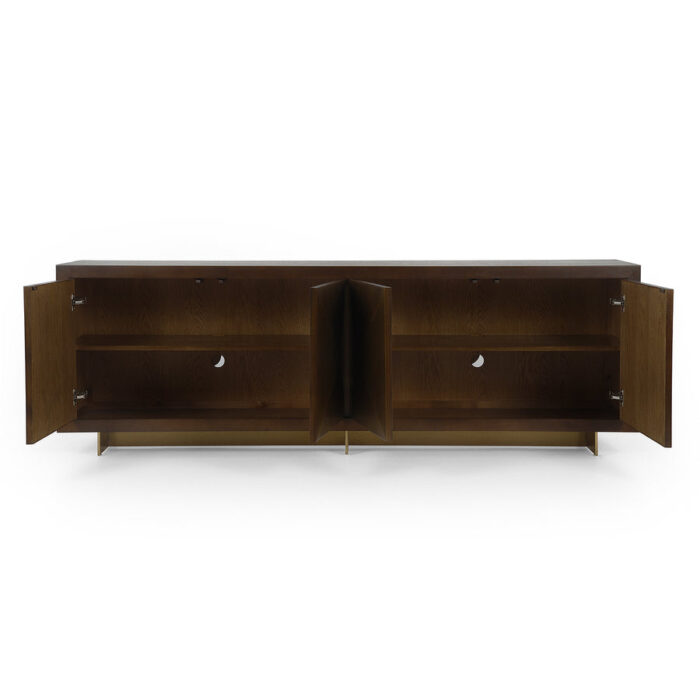 Walnut console design