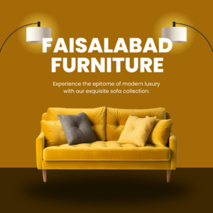Furniture shop market in Faisalabad