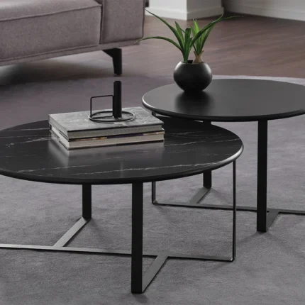 Round coffee table